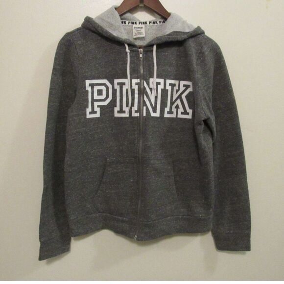 VS PINK Classic Dark Gray Full-Zip Set 2018 Collection - Picture 4 of 8